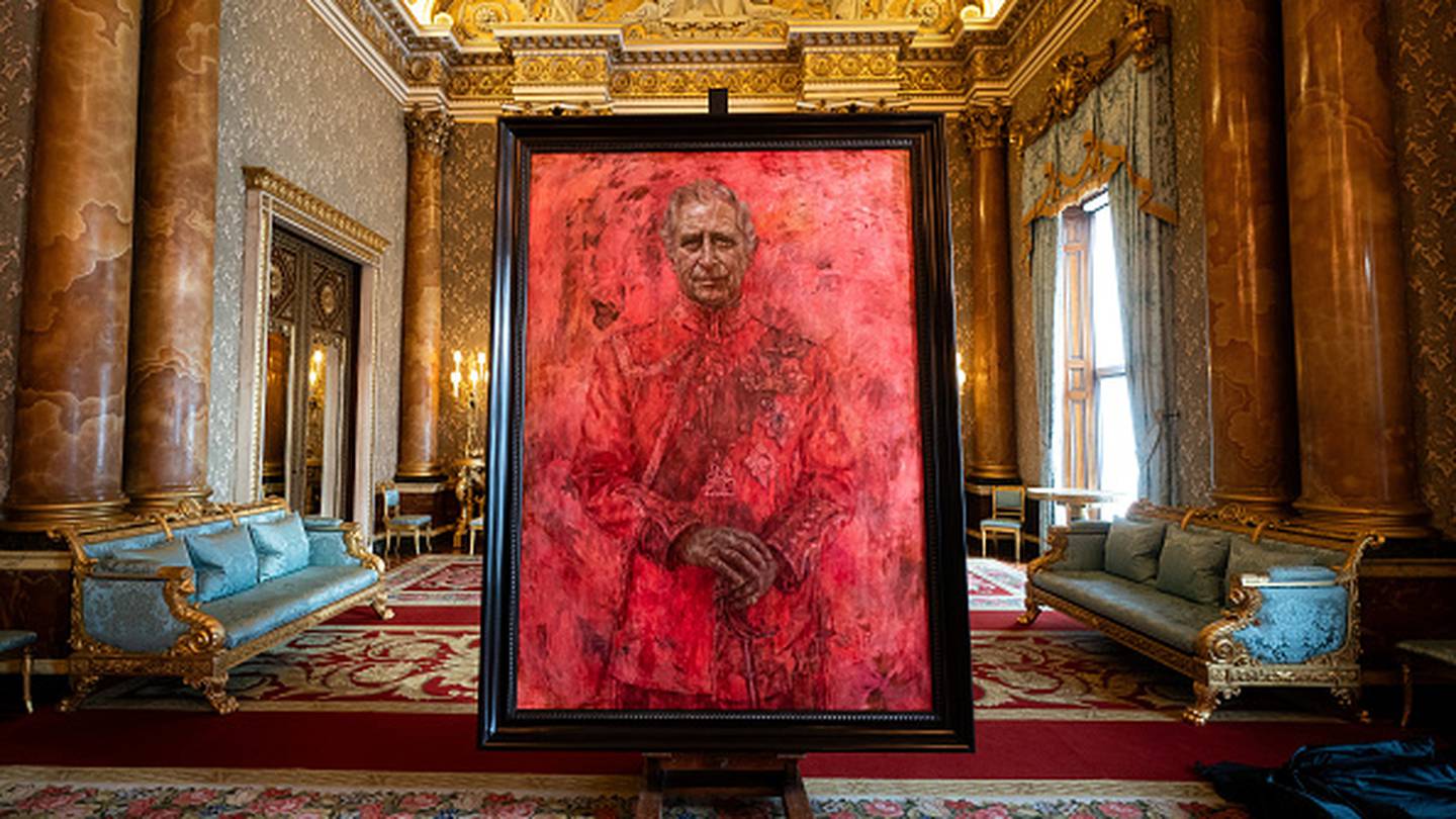‘Bloody hell’ King Charles III’s bright red official portrait raises