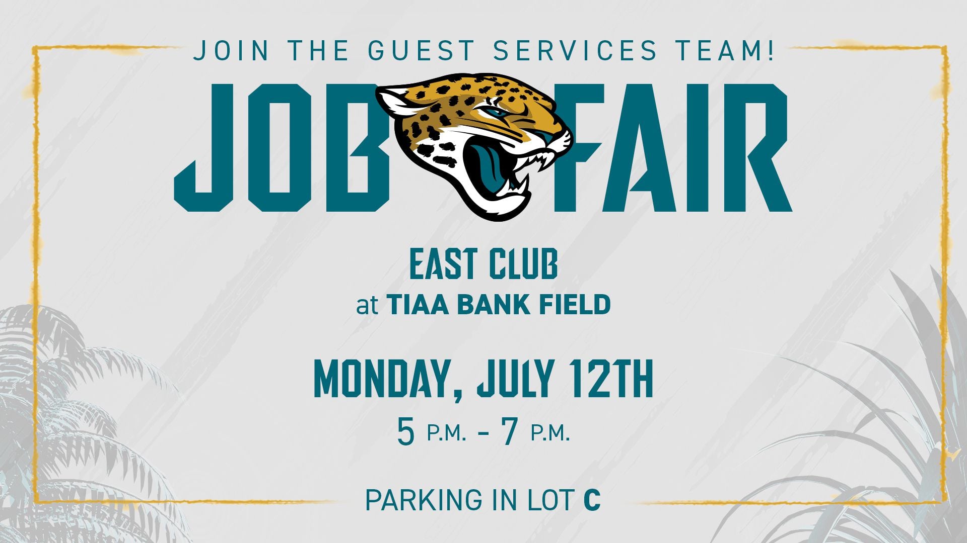 Jacksonville Jaguars looking to fill 1,000 guest services positions at job  fair – 104.5 WOKV