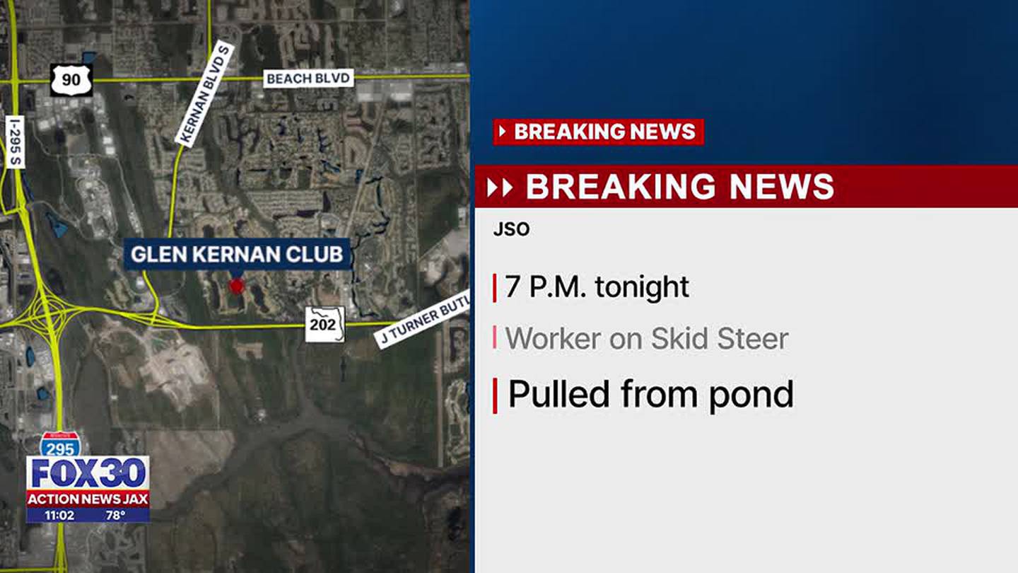 JSO says man died in accidental drowning after driving Bobcat into pond