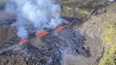 Hawaii's Kilauea volcano is erupting again in a remote part of a national park