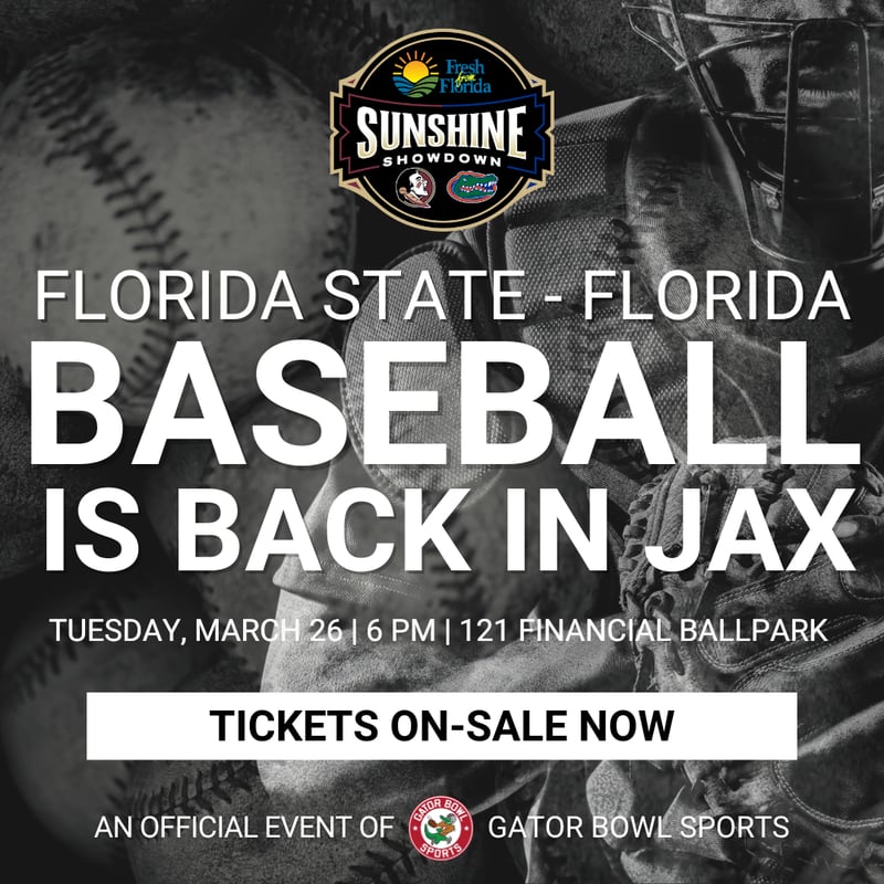 Florida State vs. Florida baseball coming back in Jacksonville, tickets