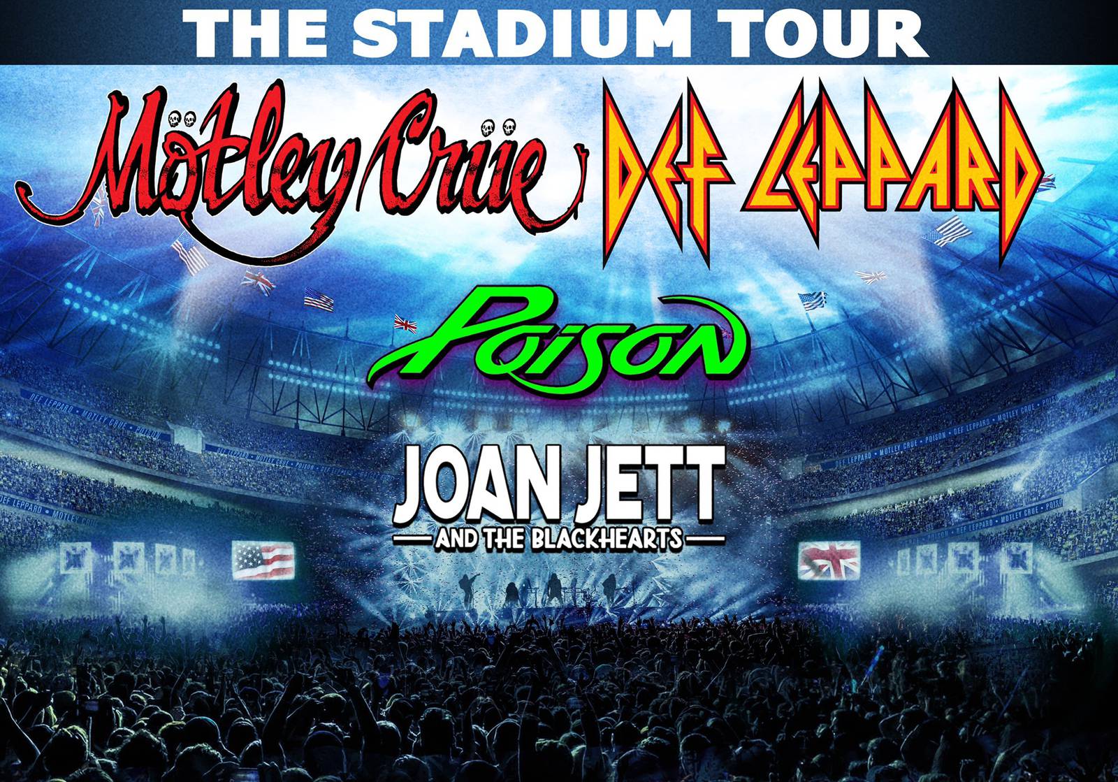 Rock legends coming to Jacksonville for The Stadium Tour in June 104.