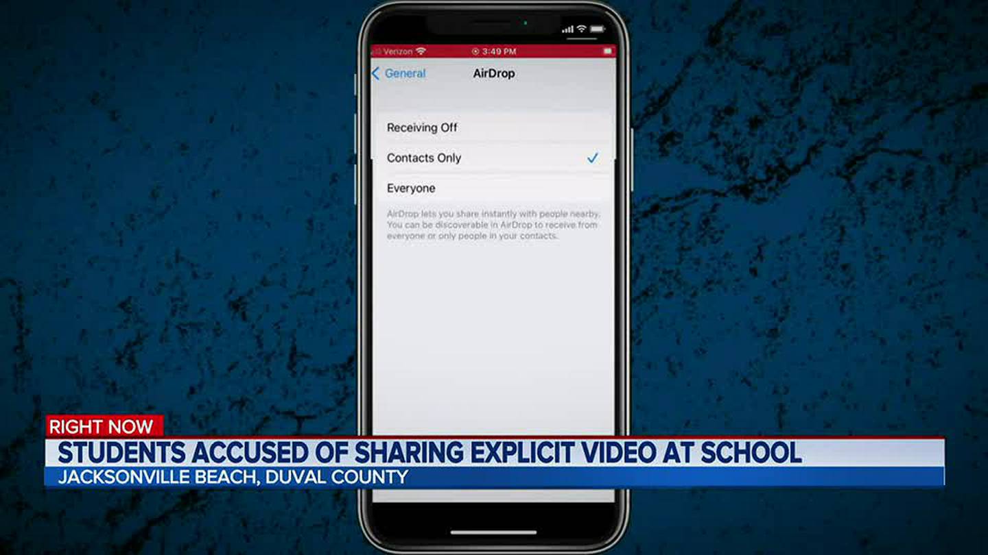 Video of students having sex AirDropped to students at Duval County middle  school â€“ 104.5 WOKV