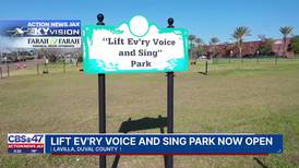 Lift Ev’ry Voice and Sing Park is open to the public