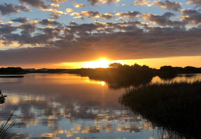 From sunrise to sunset, watching both is a magical experience at Anastasia State Park.