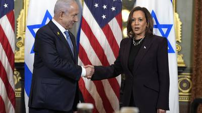 Harris tells Netanyahu 'it is time' to end the war in Gaza and bring the hostages home
