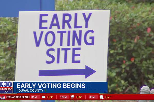 ‘Your vote is your voice:’ Early voting officially underway for Duval, Nassau County primary elections