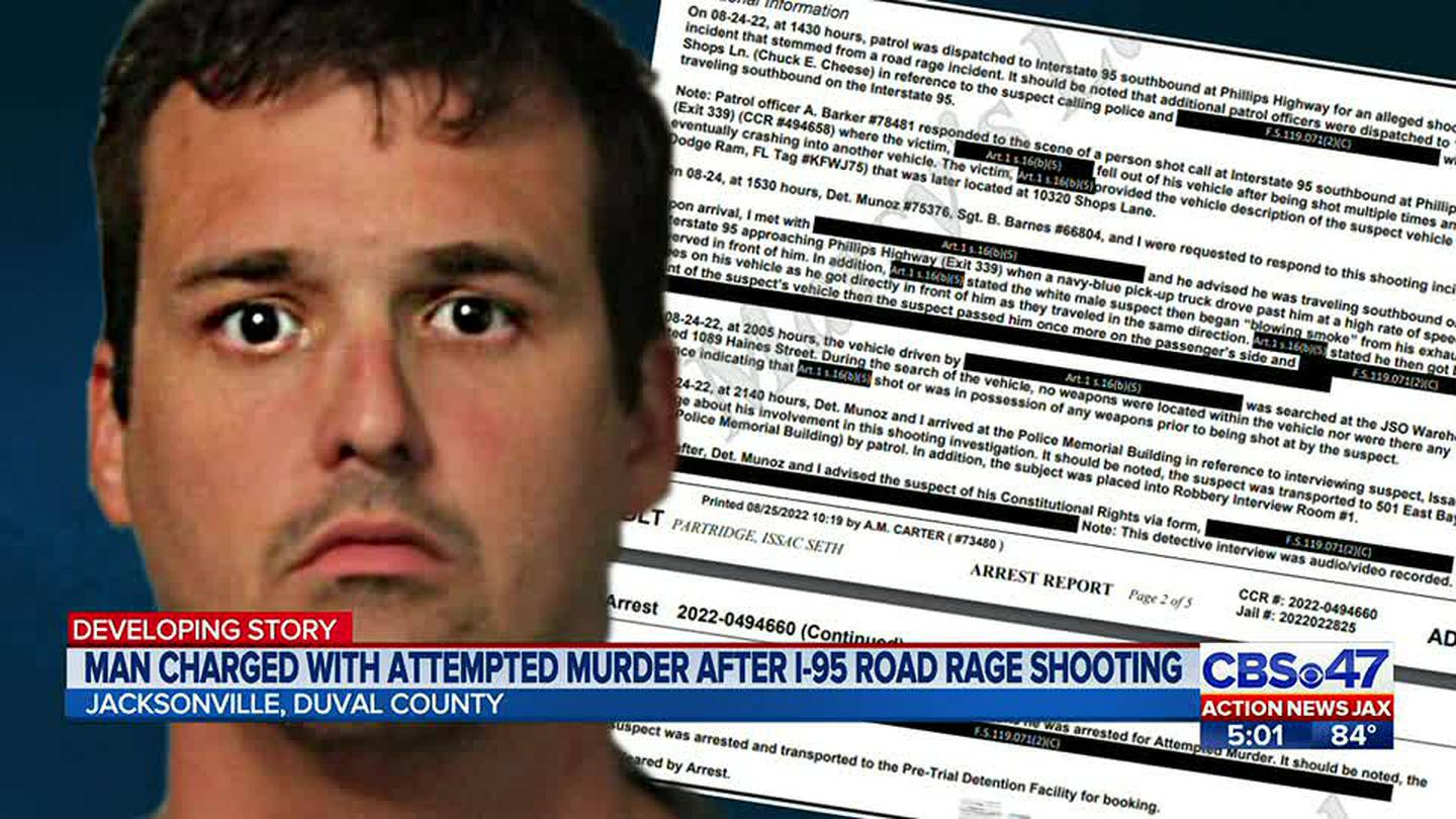 Road Rage Shooting Suspect Was ‘blowing Smoke From Exhaust Victim Told Jacksonville Police 5402