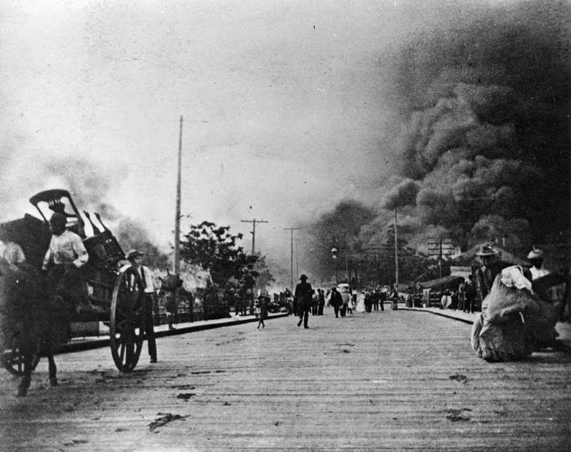 Smoke could be seen as far south as Savannah, Georgia.