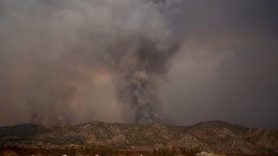 Lightning could worsen wildfire east of LA already threatening 35,000 homes and buildings