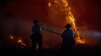 California firefighters gain ground against big wildfires after hot, windy weekend
