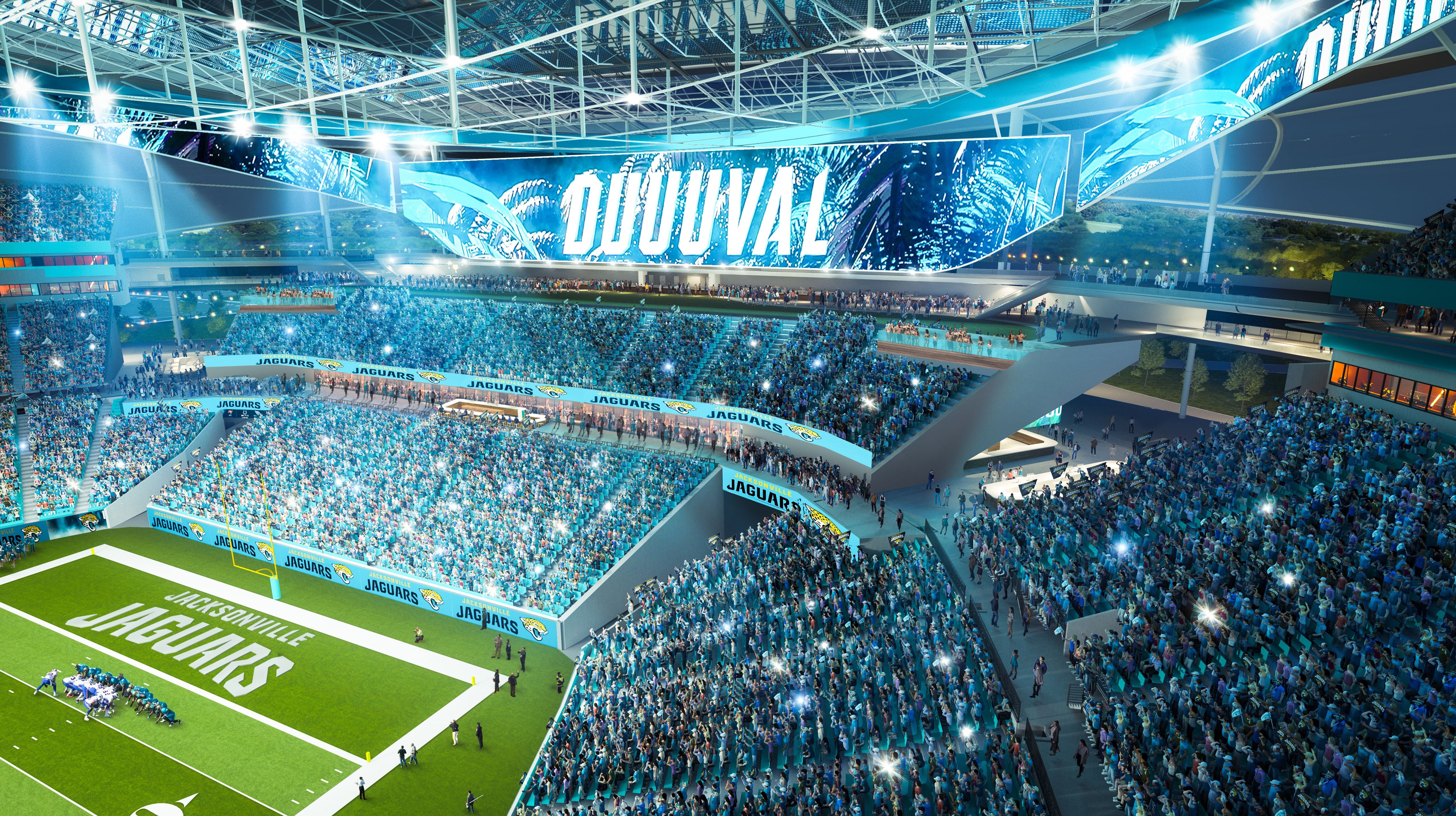 Jacksonville Jaguars Reveal Designs For 'Stadium Of The Future' - Sports  Illustrated Jacksonville Jaguars News, Analysis and More