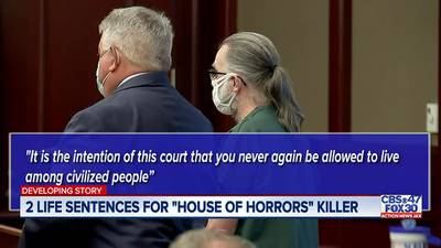 Jacksonville ‘House of Horrors’ convicted killer Russell Tillis sentenced to 2 consecutive life sentences