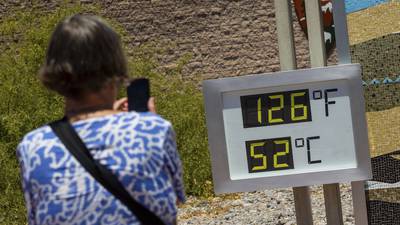 Motorcyclist dies from heat exposure temperature reaches 128 in California's Death Valley