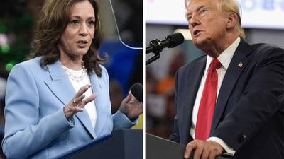 The Latest: Harris, facing a crucial week, closes in on running mate pick