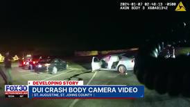 St. Johns County Sheriff’s Office releases body-cam video from DUI crash that injured 2