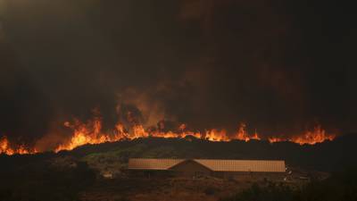 Giant plumes of smoke dot Southern California skies as crews fight several major wildfires