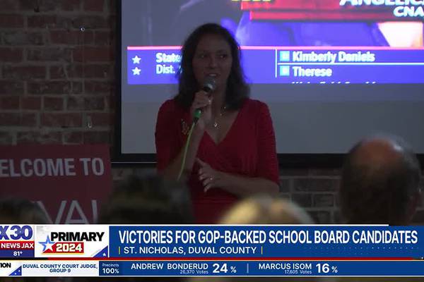 Two GOP backed candidates celebrate victory in Duval County School Board race