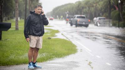The Latest: Tropical Storm Debby churns across the US Southeast