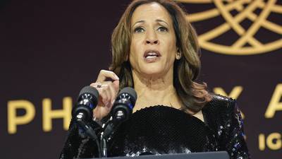 Harris is promoting her resume and her goals rather than race as she courts Black voters